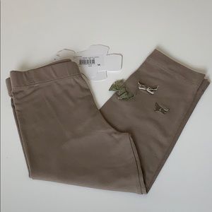 Lili Gaufrette Jersey Leggings 3T in Cedre